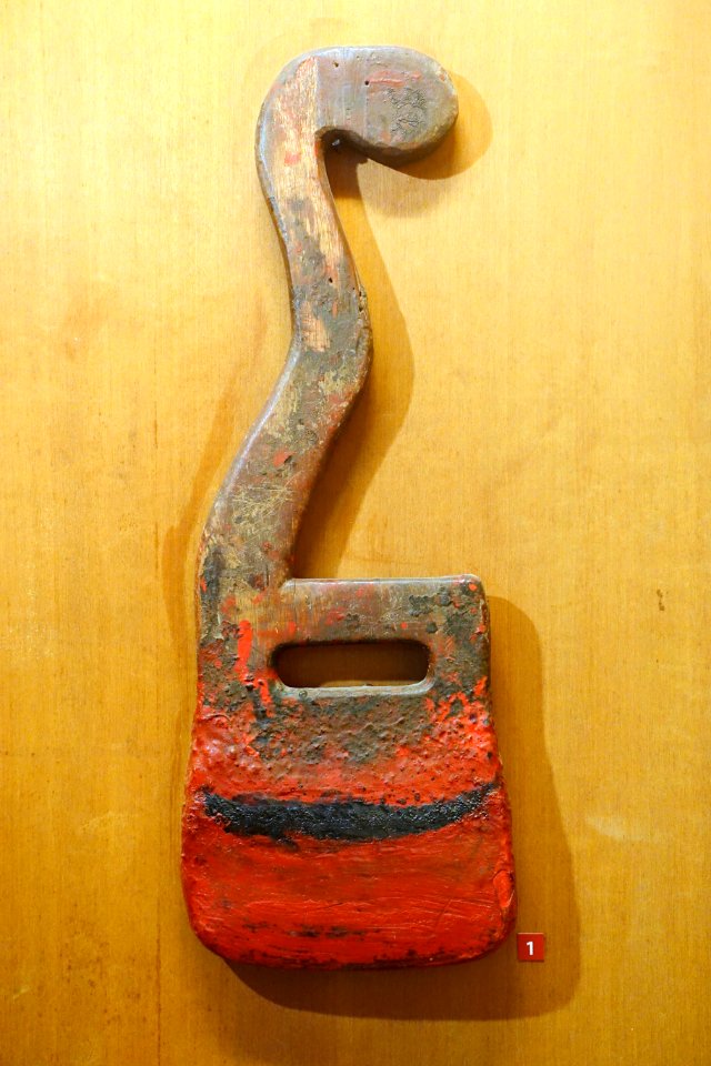 Instrument for stirring lacquer, Viet - Vietnam Museum of Ethnology - Hanoi, Vietnam - DSC02595