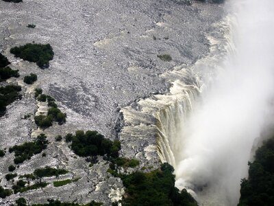 Waterfall africa gray waterfall photo