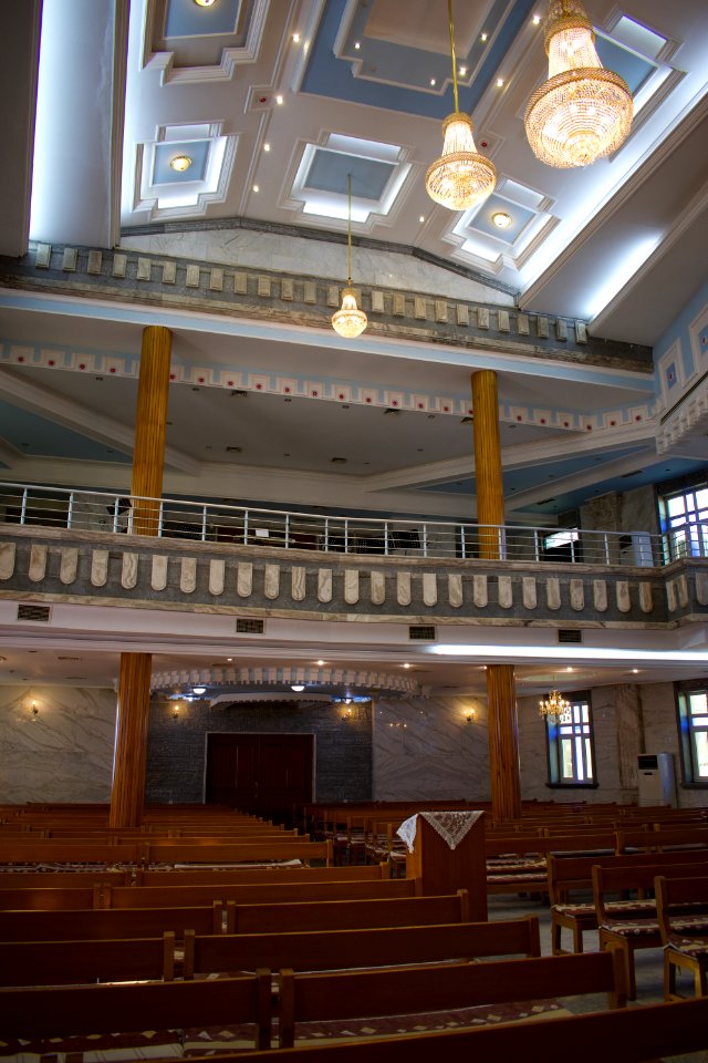 Interior view of the Church of Saint John the Baptist, an Assyrian Church of the East cathedral in Ankawa 06
