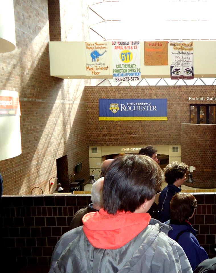 Interior view Wilson Commons at the University of Rochester