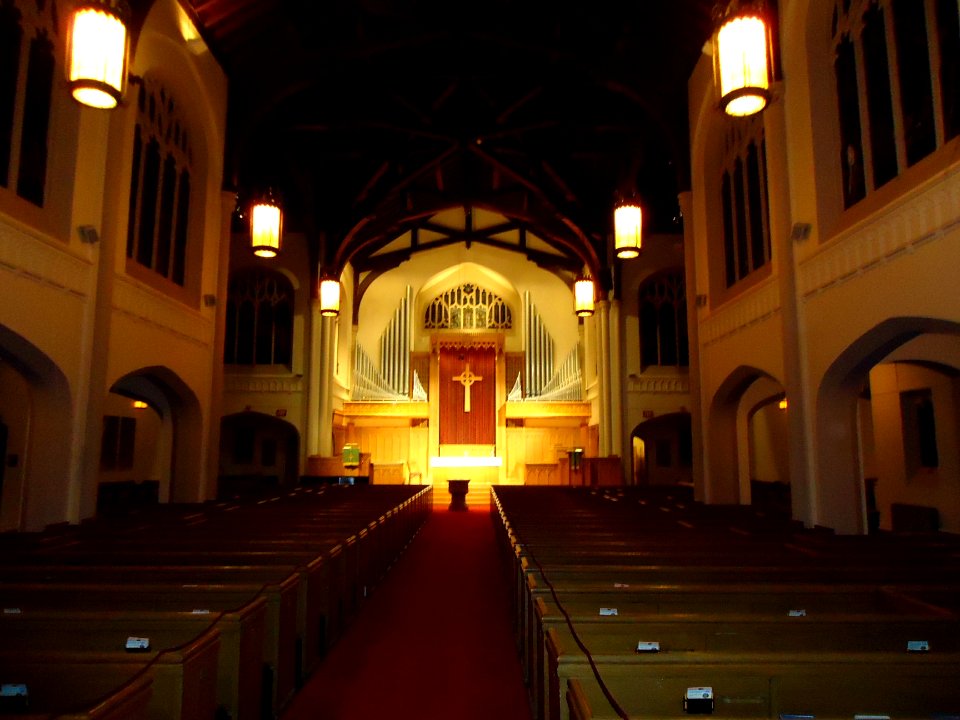 Interior view of Central Presbyterian Church in Summit NJ