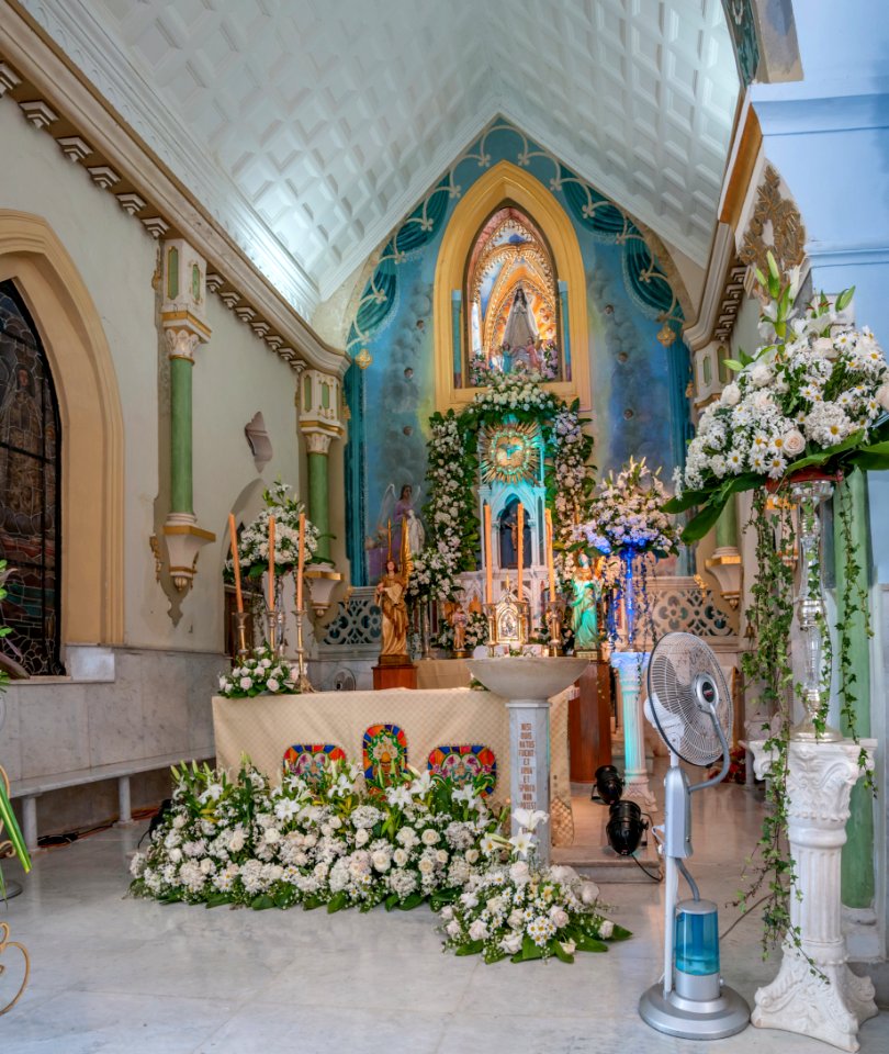 Interior minor basilica of Our Lady of the Valley