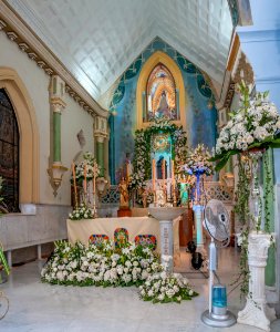 Interior minor basilica of Our Lady of the Valley