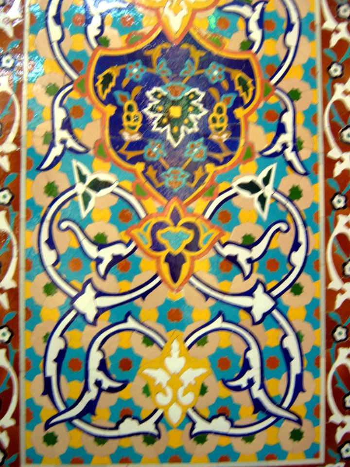 Interior Abulfazli Tekieyeh of Nishapur(Abu al-Fadhli al-Abbas Takiyah Mosque of Nishapur)- tiling 07