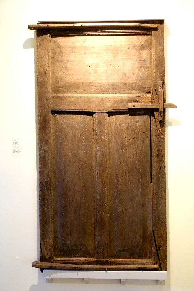 Interior door, New England, 1600s, pine, ash, maple - Concord Museum - Concord, MA - DSC05920