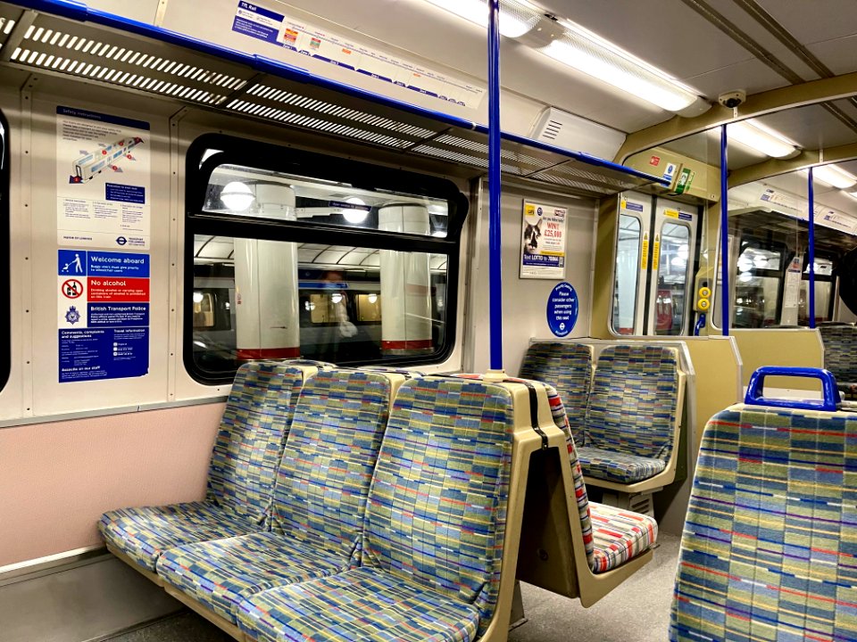 Interior TfL Rail Class 315 2021