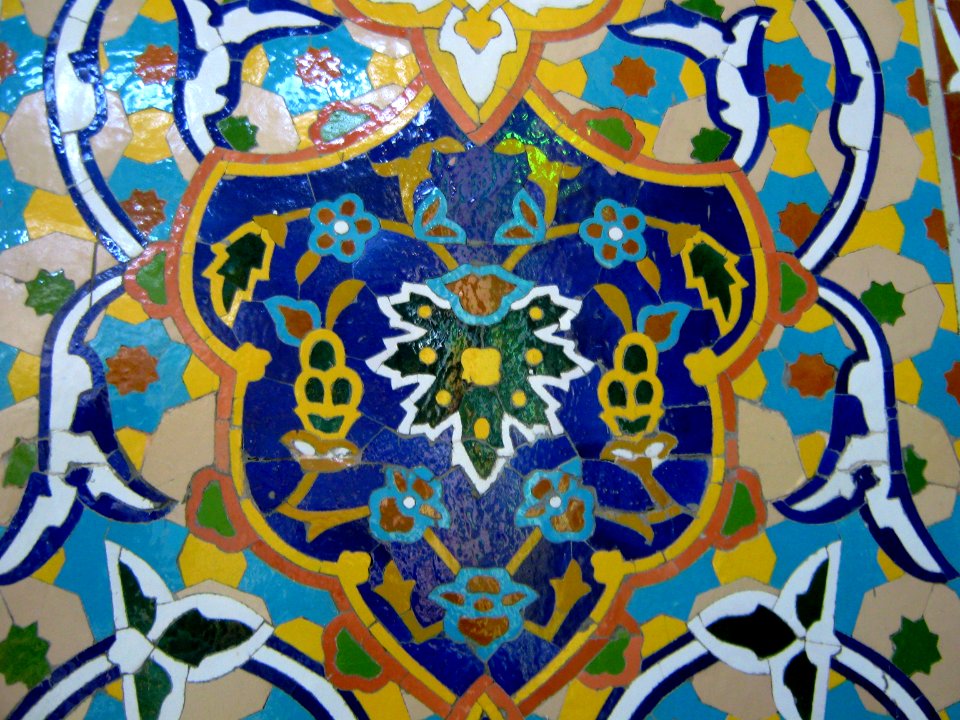 Interior Abulfazli Tekieyeh of Nishapur(Abu al-Fadhli al-Abbas Takiyah Mosque of Nishapur)- tiling 08