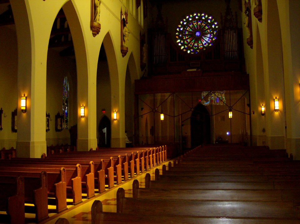 Interior looking East