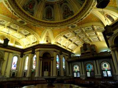 Interior dome - Cathedral Basilica of Saint Joseph, San Jose, California - DSC03735