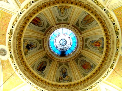 Interior dome - Cathedral Basilica of Saint Joseph, San Jose, California - DSC03764