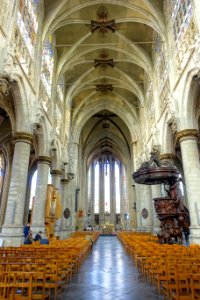 Interior - Église Notre-Dame du Sablon - Brussels, Belgium - DSC08062