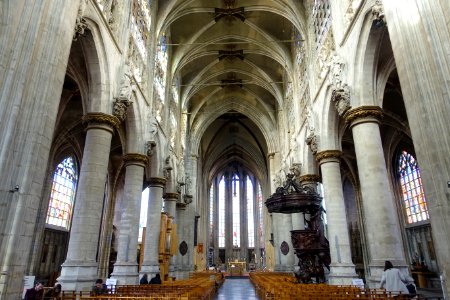 Interior - Église Notre-Dame du Sablon - Brussels, Belgium - DSC08249