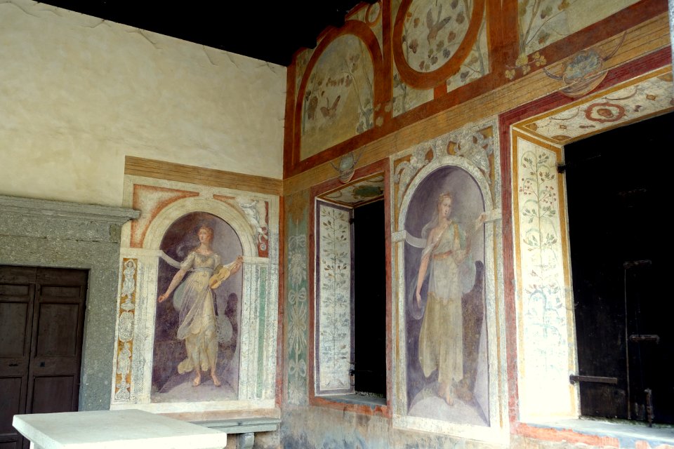 Interior view - House of the Muses - Villa Lante, Bagnaia, Italy - DSC01818