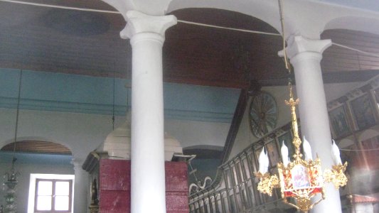 Interior of St. Ioan church in Maronia