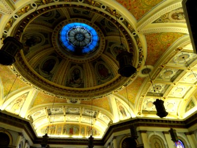Interior dome - Cathedral Basilica of Saint Joseph, San Jose, California - DSC03698