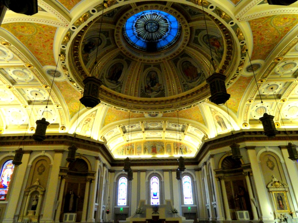 Interior dome - Cathedral Basilica of Saint Joseph, San Jose, California - DSC03694