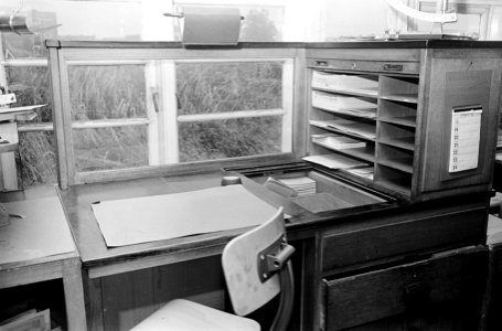 Interieur van het overvallen postkantoor, Bestanddeelnr 919-5937