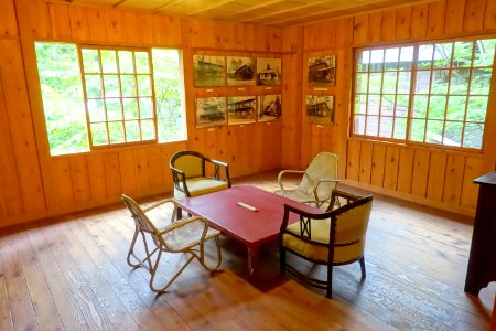 Interior of Shaw house - Karuizawa, Japan - DSC01950