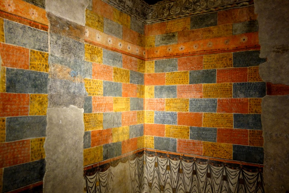 Interior wall decoration - Museo Diocesano (Genoa) - DSC01747