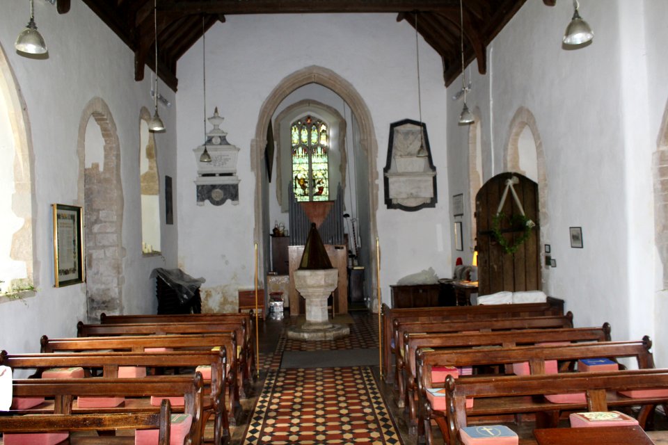 Interior of St Mary's, Santon Downham 2