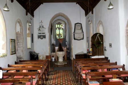 Interior of St Mary's, Santon Downham 2