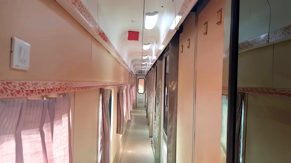 Interior Mahaparinirvan Express Buddist Destinations train India