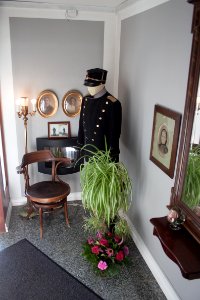 Interior detail of a hotel in Skaelskor 2015-07-30