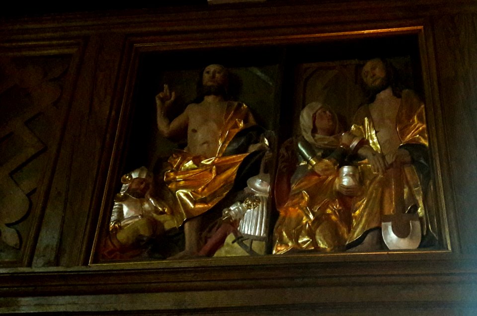 Interior of Saint Martin's Church in Zawada 03