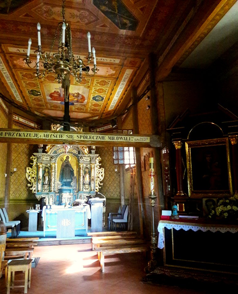 Interior of Saint Martin's Church in Zawada 05