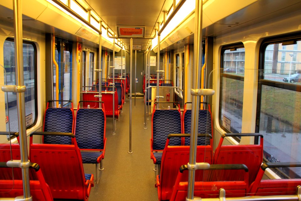 Interieur Sneltram Amstelveen