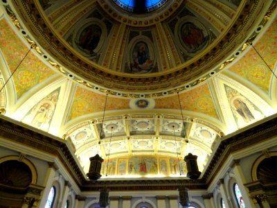 Interior dome - Cathedral Basilica of Saint Joseph, San Jose, California - DSC03765