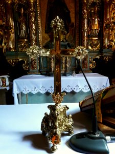 Interior of Saint Martin's Church in Zawada 09