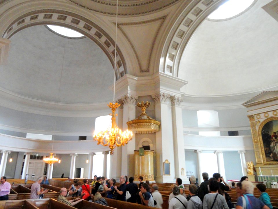 Interior of Helsinki Lutheran Cathedral - DSC05382