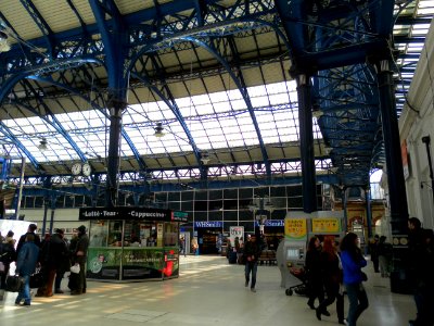 Interior of Brighton Railway Station (April 2013) photo
