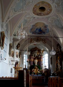 Interior of St. Michael, Gnadenwald