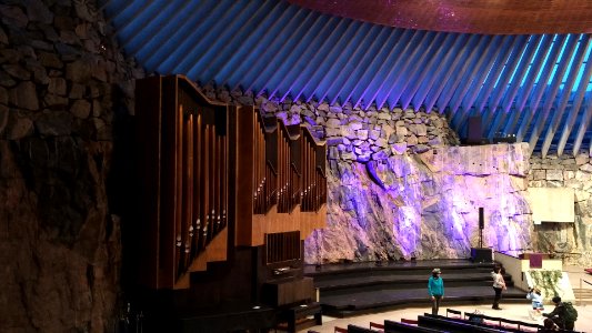 Interior of Temppeliaukio Church 9