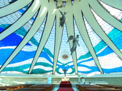 Interior of the Catedral de Brasília - DSC00256 photo