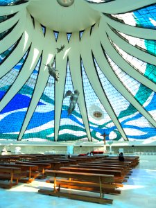 Interior of the Catedral de Brasília - DSC00239 photo