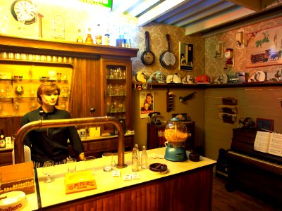 Interior of old Cafe