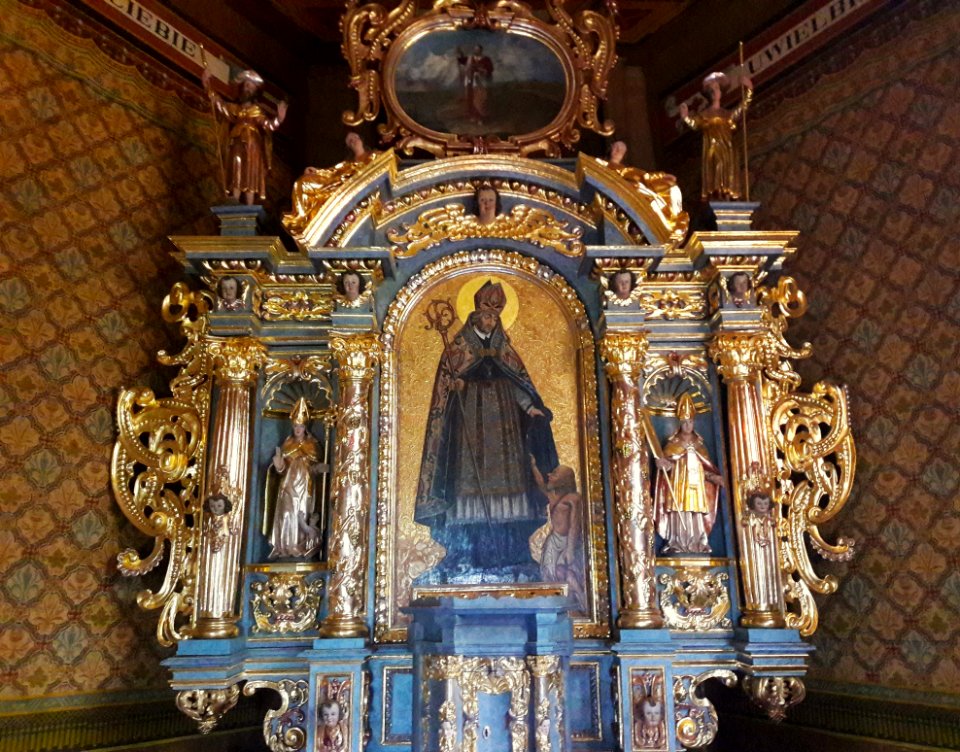 Interior of Saint Martin's Church in Zawada 07