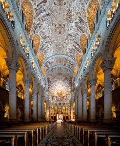 Interior of the Basilica of Sainte-Anne-de-Beaupré photo