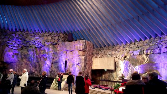 Interior of Temppeliaukio Church