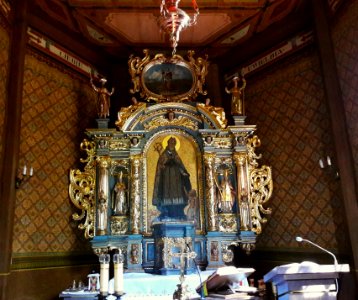 Interior of Saint Martin's Church in Zawada 06