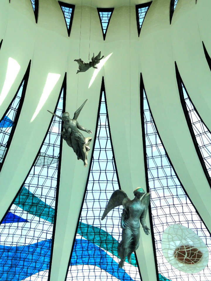 Interior of the Catedral de Brasília - DSC00236