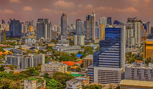 Capital of thailand bangkok thailand skyscraper photo