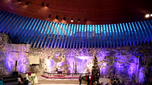 Interior of Temppeliaukio Church 8