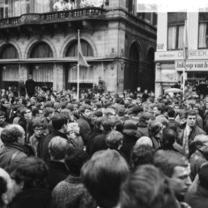 Huwelijk prinses Beatrix en Claus von Amsberg , drukte, Bestanddeelnr 918-8996