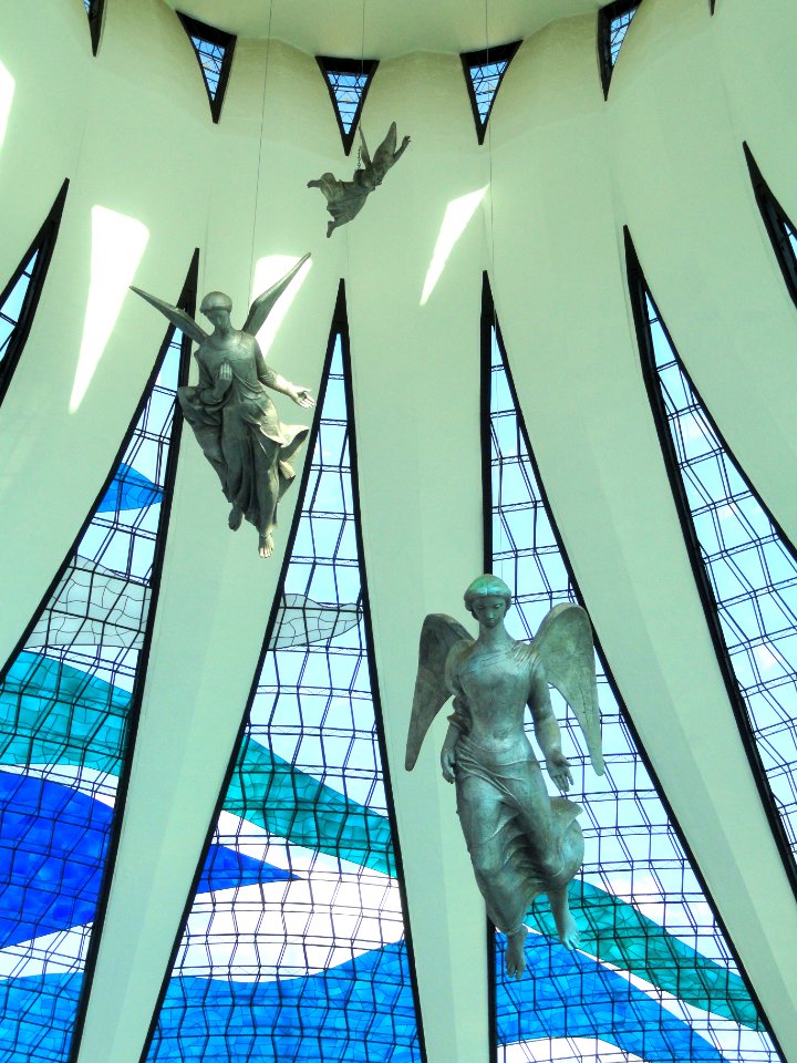 Interior of the Catedral de Brasília - DSC00253