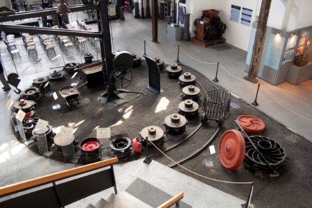 Interior of the Foundry Museum, moulding-circle