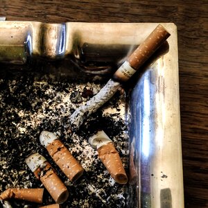Embers smoking stub